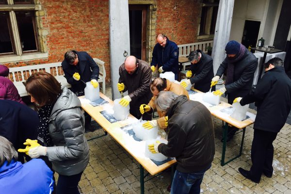 IJscarvers aan het werk GWA IJscarvers aan het werk GWA